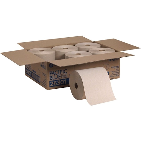 Pacific Blue Paper Towels, Brown, 6 PK GPC26301